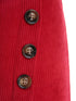 Short Corduroy Skirt with Buttons